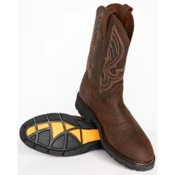 Cheap ???? Cody James Men's Western Pull On Work ???? Boots - Round Toe Brown ???? -Cody James -shop unnamed file 1006