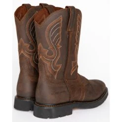 Cheap ???? Cody James Men's Western Pull On Work ???? Boots - Round Toe Brown ???? -Cody James -shop unnamed file 1008