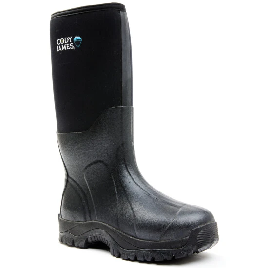 Deals ❤️ Cody James Men's Glacier Guard Insulated Rubber ???? Boots - Soft Toe Black ???? 1 Deals ❤️ Cody James Men's Glacier Guard Insulated Rubber ???? Boots - Soft Toe Black ????