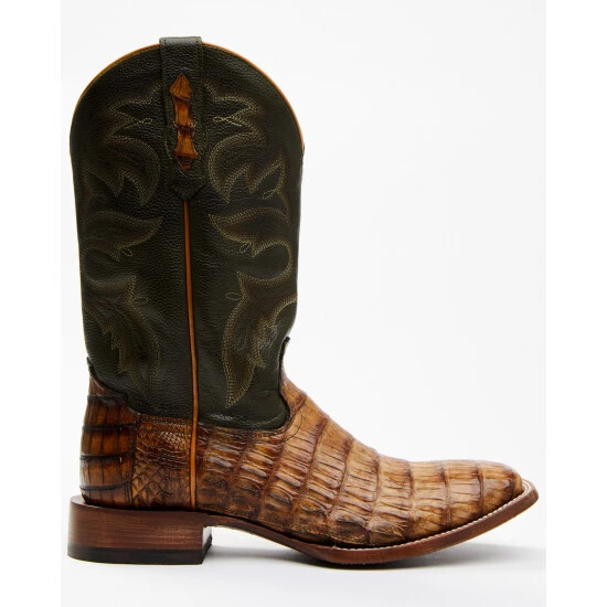 Budget ⌛ Cody James Men's Brown Exotic Caiman Tail Skin Western ???? Boots - Broad Square Toe ???? 2 Budget ⌛ Cody James Men's Brown Exotic Caiman Tail Skin Western ???? Boots - Broad Square Toe ???? - Image 2