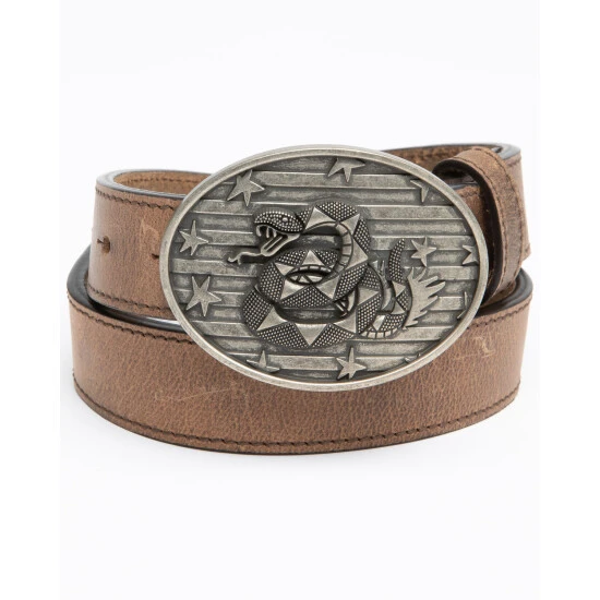Cheap ⭐ Cody James Boys' Don't Tread On Me Belt Brown ???? 1 Cheap ⭐ Cody James Boys' Don't Tread On Me Belt Brown ????