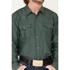 New ???? Cody James Men's Primitive Long Sleeve Snap Western ???? Shirt Green ???? -Cody James -shop unnamed file 1057