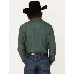 New ???? Cody James Men's Primitive Long Sleeve Snap Western ???? Shirt Green ???? -Cody James -shop unnamed file 1058