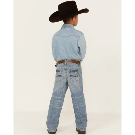 Top 10 ???? Cody James Boys' Hamshackle Wash Relaxed Boot Denim ???? Jeans - Sizes 8-20 Light Wash ???? 3 Top 10 ???? Cody James Boys' Hamshackle Wash Relaxed Boot Denim ???? Jeans - Sizes 8-20 Light Wash ???? - Image 3