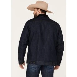 Brand new ???? Cody James Men's Grand Teton Dark Wash Sherpa Cord Collar Denim Jacket ???? -Cody James -shop unnamed file 1070