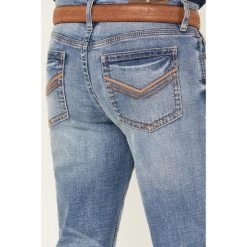 Budget ✨ Cody James Men's Dodge City Light Wash Relaxed Boot Stretch Denim ???? Jeans Light Medium Wash ???? -Cody James -shop unnamed file 1079