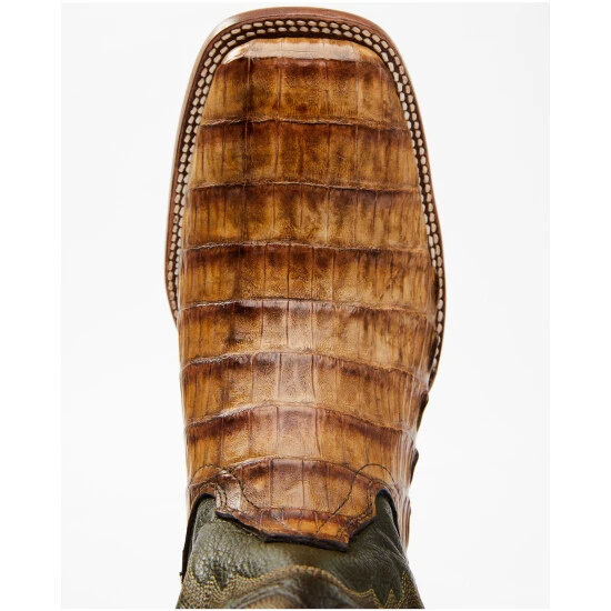 Budget ⌛ Cody James Men's Brown Exotic Caiman Tail Skin Western ???? Boots - Broad Square Toe ???? 6 Budget ⌛ Cody James Men's Brown Exotic Caiman Tail Skin Western ???? Boots - Broad Square Toe ???? - Image 6