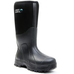 New ???? Cody James Men's Glacier Guard Insulated Rubber ???? Boots - Composite Toe Black ✔️