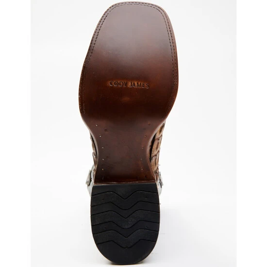 Budget ⌛ Cody James Men's Brown Exotic Caiman Tail Skin Western ???? Boots - Broad Square Toe ???? 7 Budget ⌛ Cody James Men's Brown Exotic Caiman Tail Skin Western ???? Boots - Broad Square Toe ???? - Image 7