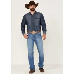 New ???? Cody James Men's Rambler Medium Wash Stretch Slim Straight ???? Jeans ????