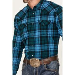 Budget ❤️ Cody James Men's Mckenzie Plaid Snap Western Flannel ???? Shirt Navy ???? 6 Budget ❤️ Cody James Men's Mckenzie Plaid Snap Western Flannel ???? Shirt Navy ???? -Cody James -shop unnamed file 1220