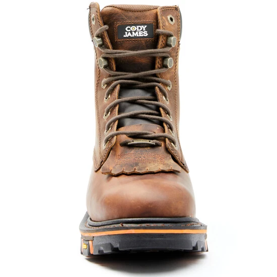Budget ✔️ Cody James Men's 8" Decimator Work ???? Boots - Soft Toe Brown ???? 4 Budget ✔️ Cody James Men's 8" Decimator Work ???? Boots - Soft Toe Brown ???? - Image 4