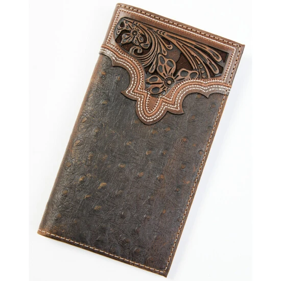 Best reviews of ???? Cody James Men's Ostrich Tooled Checkbook Wallet Brown ???? 1 Best reviews of ???? Cody James Men's Ostrich Tooled Checkbook Wallet Brown ????