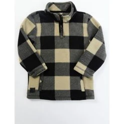 Discount ???? Cody James Toddler Boys' Lumberjack Plaid Polar Fleece Jacket For Toddler-Boy Tan ????