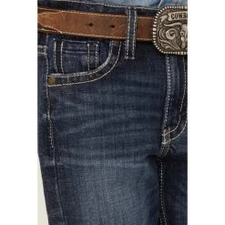 Wholesale ???? Cody James Little Boys' Clive Dark Wash Stretch Slim Bootcut ???? Jeans - Sizes 4-8 Blue ???? -Cody James -shop unnamed file 1310