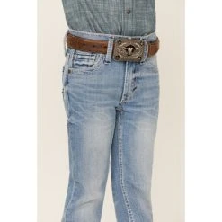 New ✔️ Cody James Little Boys' Flint Light Wash Stretch Slim Straight ???? Jeans - Sizes 4-8 Blue ⌛ -Cody James -shop unnamed file 1379