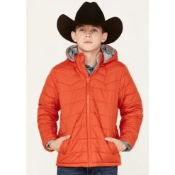 Best Sale ???? Cody James Boys' Hooded Puffer Jacket Grey ❤️