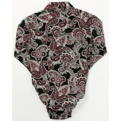 Hot Sale ???? Cody James Boys' Johnny Ringo Long Sleeve Snap Western Onesie For Infant-Boy Red ⌛ -Cody James -shop unnamed file 1411