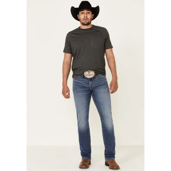 Best Sale ???? Cody James Men's Bronco Medium Wash Stackable Straight Stretch ???? Jeans Blue ???? 1 Best Sale ???? Cody James Men's Bronco Medium Wash Stackable Straight Stretch ???? Jeans Blue ????