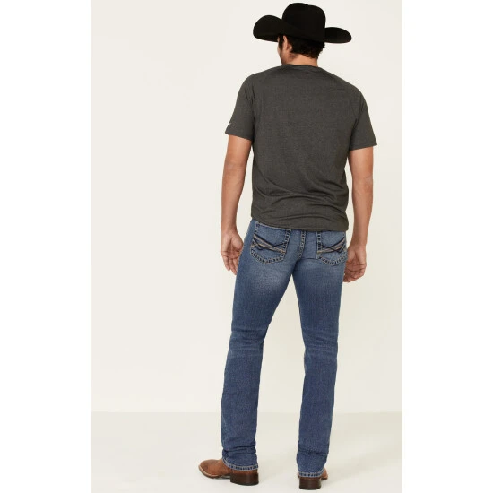 Best Sale ???? Cody James Men's Bronco Medium Wash Stackable Straight Stretch ???? Jeans Blue ???? 3 Best Sale ???? Cody James Men's Bronco Medium Wash Stackable Straight Stretch ???? Jeans Blue ???? - Image 3