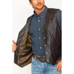 Coupon ???? Cody James Men's Brown Deadwood Vest ???? -Cody James -shop unnamed file 1422