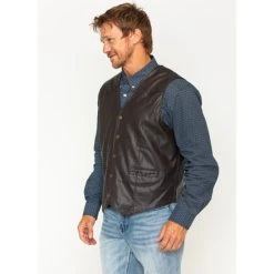 Coupon ???? Cody James Men's Brown Deadwood Vest ???? -Cody James -shop unnamed file 1423