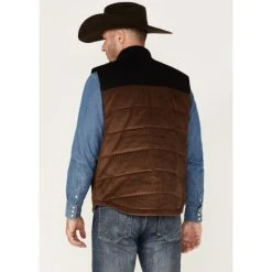 Deals ???? Cody James Men's Waren Corduroy Puffer Vest Brown ???? -Cody James -shop unnamed file 1428