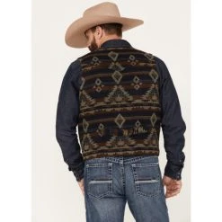 Hot Sale ???? Cody James Men's Dakota Southwestern Jacquard Vest Brown ???? -Cody James -shop unnamed file 1432