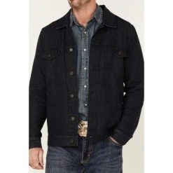 Best Pirce ✨ Cody James Men's Indigo Washed Button-Down Unlined Denim Jacket ⭐ -Cody James -shop unnamed file 1435