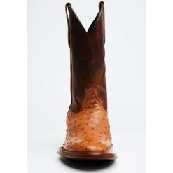 Budget ⌛ Cody James Men's Cognac Exotic Full-Quill Ostrich Western ???? Boots - Round Toe ???? -Cody James -shop unnamed file 1454
