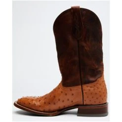 Budget ⌛ Cody James Men's Cognac Exotic Full-Quill Ostrich Western ???? Boots - Round Toe ???? -Cody James -shop unnamed file 1455