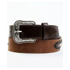 Best Pirce ✨ Cody James Men's Praying Cowboy Concho Belt Brown ????