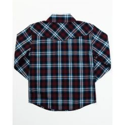 Wholesale ???? Cody James Boys' Plaid Print Long Sleeve Snap Western ???? Shirt - Toddler For Toddler-Boy Red ✨ -Cody James -shop unnamed file 1478