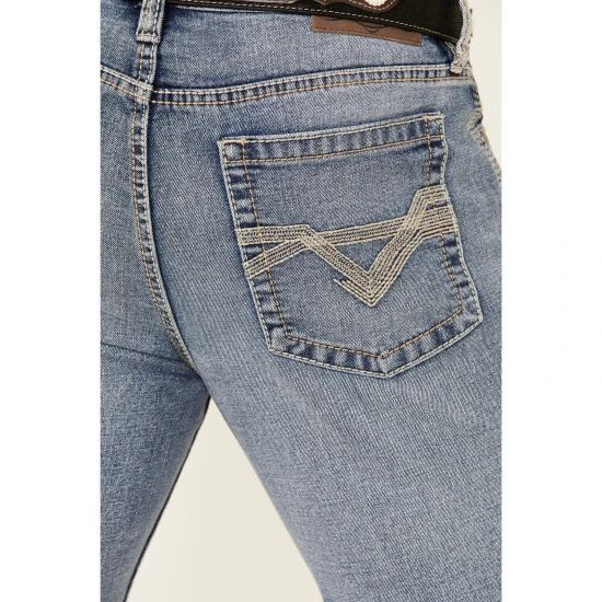 Promo ???? Cody James Men's Mustang Light Wash Stretch Slim Straight ???? Jeans Blue ???? 4 Promo ???? Cody James Men's Mustang Light Wash Stretch Slim Straight ???? Jeans Blue ???? - Image 4