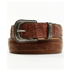 Coupon ✔️ Cody James Men's Cypress Two Tone Embroidered Caiman Western Belt Brown ????