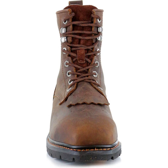 Budget ✔️ Cody James Men's 8" Lace Up Kiltie Waterproof Work ???? Boots - Composite Toe Brown ???? 4 Budget ✔️ Cody James Men's 8" Lace Up Kiltie Waterproof Work ???? Boots - Composite Toe Brown ???? - Image 4