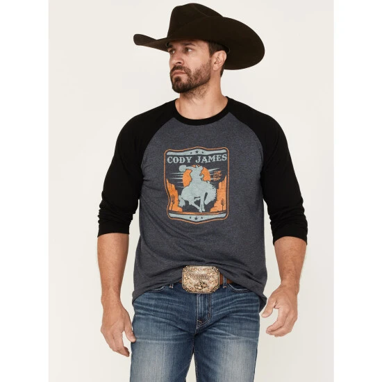 Buy ???? Cody James Men's Canyon Bronc Graphic Raglan T-Shirt Navy ❤️ 1 Buy ???? Cody James Men's Canyon Bronc Graphic Raglan T-Shirt Navy ❤️