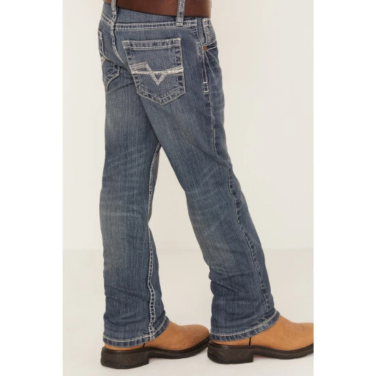 Deals ???? Cody James Boys' Stone Cold Wash Slim Boot Stretch ???? Jeans - Size 4-8 Dark Medium Wash ???? 4 Deals ???? Cody James Boys' Stone Cold Wash Slim Boot Stretch ???? Jeans - Size 4-8 Dark Medium Wash ???? - Image 4