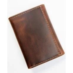 Budget ✨ Cody James Men's Brown Tooled Trifold Leather Wallet ???? -Cody James -shop unnamed file 1561