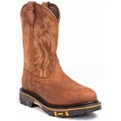 Coupon ???? Cody James Men's Waterproof Decimator Western Work ???? Boots - Steel Toe Brown ????