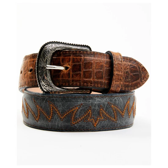 Cheapest ???? Cody James Men's Etched Caiman Antique Belt Black/brown ???? 1 Cheapest ???? Cody James Men's Etched Caiman Antique Belt Black/brown ????