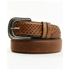Buy ???? Cody James Men's Exotic Python Billet Belt Brown ????