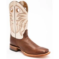 Flash Sale ???? Cody James Men's Full-Grain Leather Western ???? Boots - Broad Square Toe Brown ????