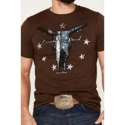 Best Sale ⌛ Cody James Men's Country And Proud Short Sleeve Graphic T-Shirt Coffee ???? -Cody James -shop unnamed file 1642