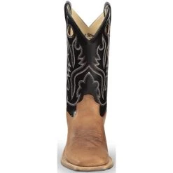 Deals ❤️ Cody James Boy's Light Black Calf Leather ???? Boots - Square Toe Light Brown ???? -Cody James -shop unnamed file 1674