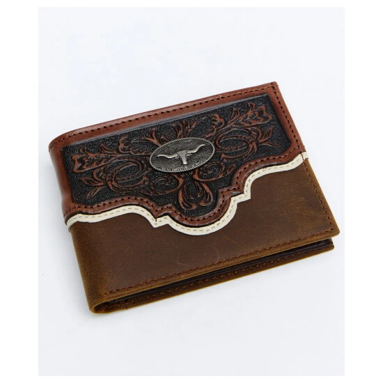 New ???? Cody James Men's Tooled Bifold Wallet Brown ???? 1 New ???? Cody James Men's Tooled Bifold Wallet Brown ????