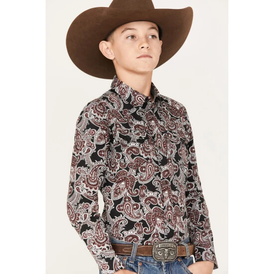 Best reviews of ???? Cody James Boys' Johnny Ringo Long Sleeve Snap Western ???? Shirt Red ???? 2 Best reviews of ???? Cody James Boys' Johnny Ringo Long Sleeve Snap Western ???? Shirt Red ???? - Image 2