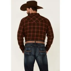 Budget ???? Cody James Men's Rust Workhorse Plaid Long Sleeve Snap Western Flannel ???? Shirt Rust Copper ???? 7 Budget ???? Cody James Men's Rust Workhorse Plaid Long Sleeve Snap Western Flannel ???? Shirt Rust Copper ???? -Cody James -shop unnamed file 1732