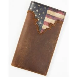 Wholesale ???? Cody James Men's Distressed Patriotic Checkbook Wallet Red/white/blue ????