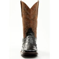 Best Sale ???? Cody James Men's Saddle Black Full-Quill Ostrich Exotic Western ???? Boots - Broad Square Toe ???? -Cody James -shop unnamed file 174